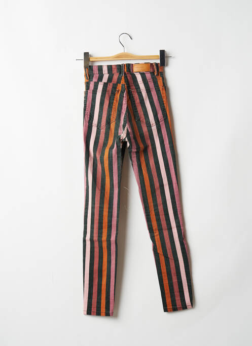 Pantalon slim roz PULL AND BEAR femeie