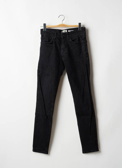 Blugi cu croială slim negru PULL & BEAR femeie
