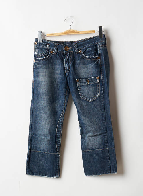 Pantalon trei sferturi albastru USED JEANS bărbat