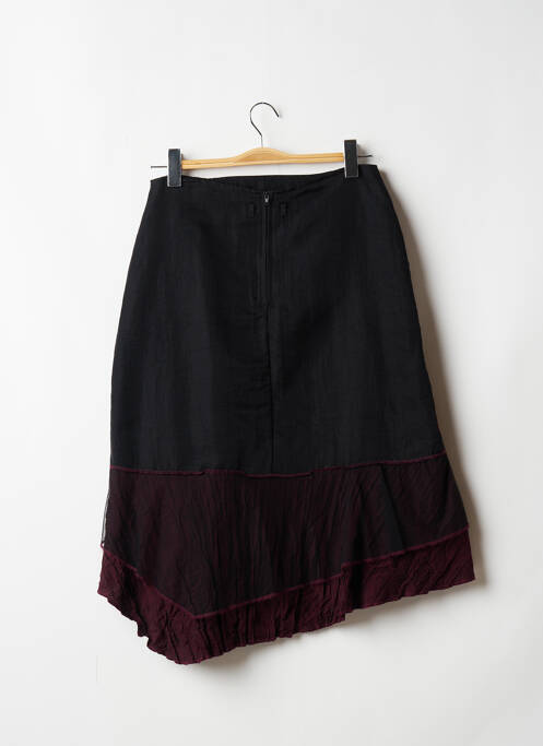 Fustă midi negru PLANETE INTERDITE femeie