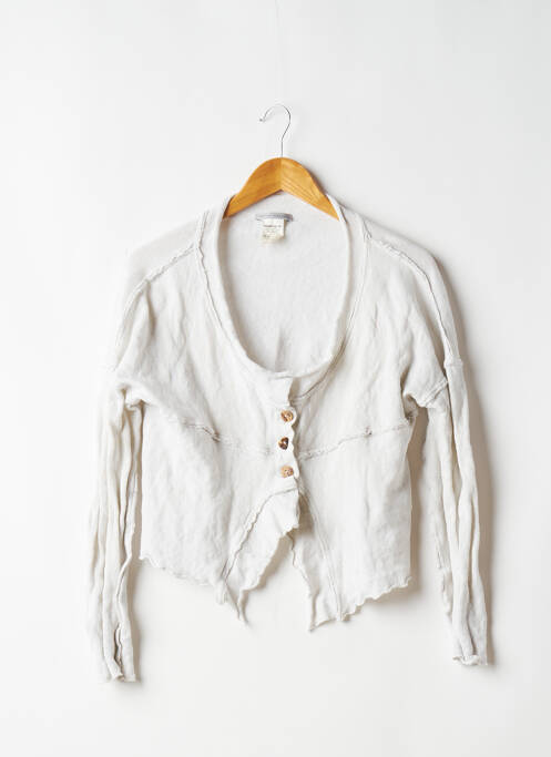 Vestă cu mâneci lungi bej SARAH PACINI femeie