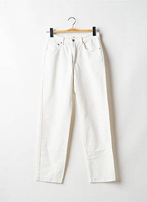 Pantalon drept alb NEW MAN femeie