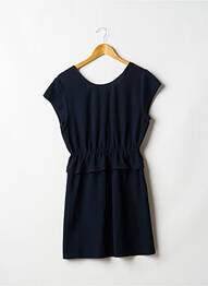 Rochie midi croială fluidă mâneci scurte albastru ONLY femeie