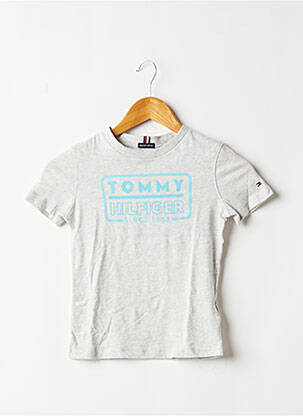 Tricou gri TOMMY HILFIGER băiat