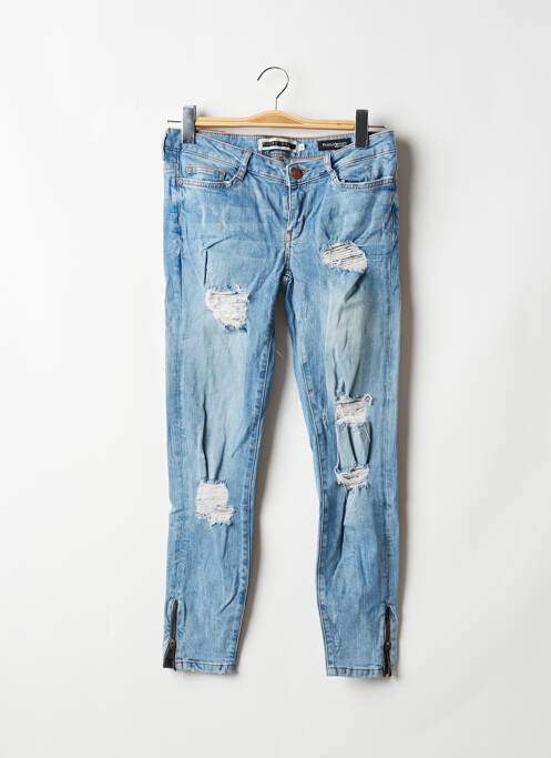 Blugi cu croială slim albastru NOISY MAY femeie