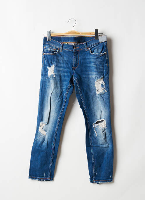 Blugi cu croială slim albastru ZARA femeie