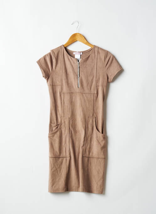 Rochie scurtă bej NANA BAILA femeie