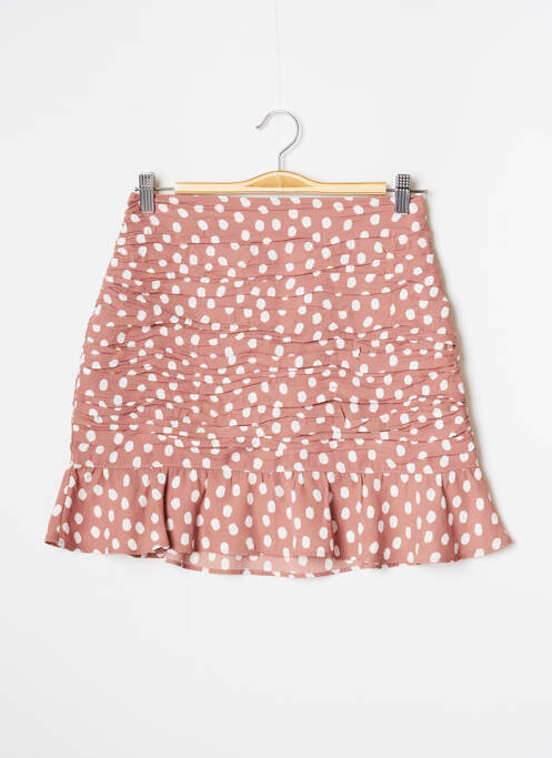 Fustă scurtă roz ABERCROMBIE & FITCH femeie