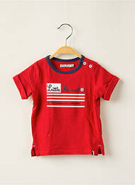 Tricou elasticitate mâneci scurte roșu LITTLE MARCEL garcon