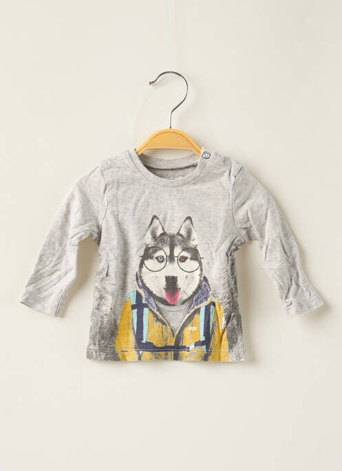 Tricou gri IKKS băiat