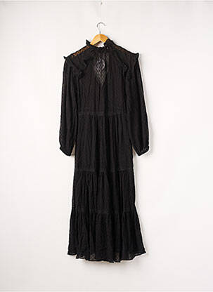 Rochie lungă mâneci lungi mâneci lungi negru KOOKAI femeie
