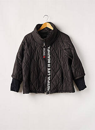 Geacă matlasată negru MADE IN ITALY femeie