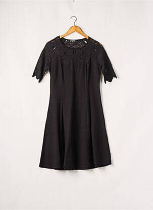 Rochie midi mâneci scurte mâneci scurte negru STREET ONE femeie