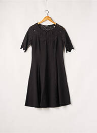 Rochie midi mâneci scurte mâneci scurte negru STREET ONE femme