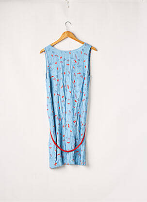 Rochie midi croială fluidă fără mâneci albastru COP COPINE femeie