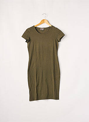 Rochie midi mâneci scurte mâneci scurte verde VERO MODA femeie