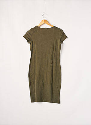Rochie midi mâneci scurte mâneci scurte verde VERO MODA femeie