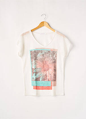 Top alb SANS MARQUE femeie