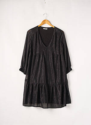 Rochie midi mâneci lungi mâneci lungi negru LILI & LALA femeie