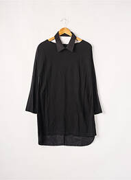 Tunică mâneci lungi guler de bluză negru COP COPINE femeie