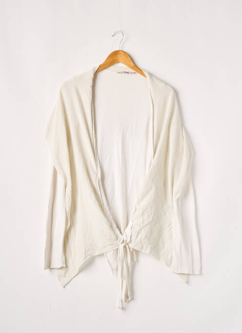 Vestă cu mâneci lungi alb KOSMIKA femeie