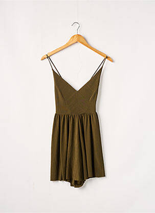 Salopetă scurtă verde ZARA femeie