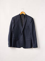 Jachete elegante buzunare albastru IZAC homme