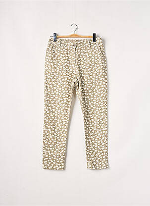 Pantalon slim verde BANDITAS FROM MARSEILLE femeie