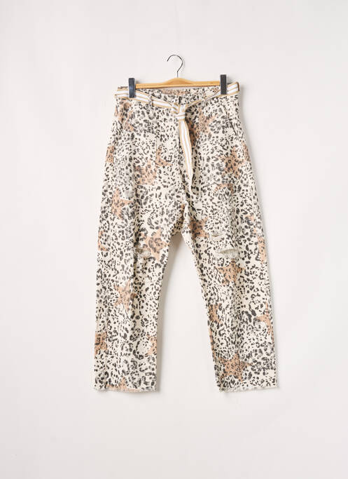 Pantalon larg bej WIYA femeie