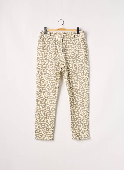 Pantalon slim verde BANDITAS FROM MARSEILLE femeie