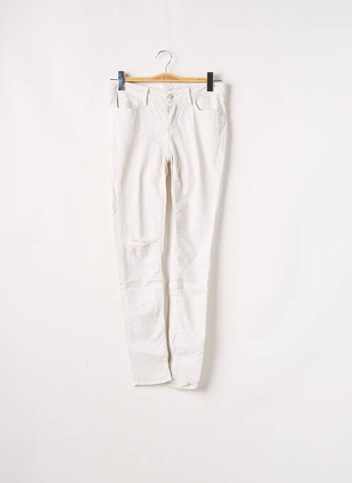 Blugi cu croială slim bej REIKO femeie