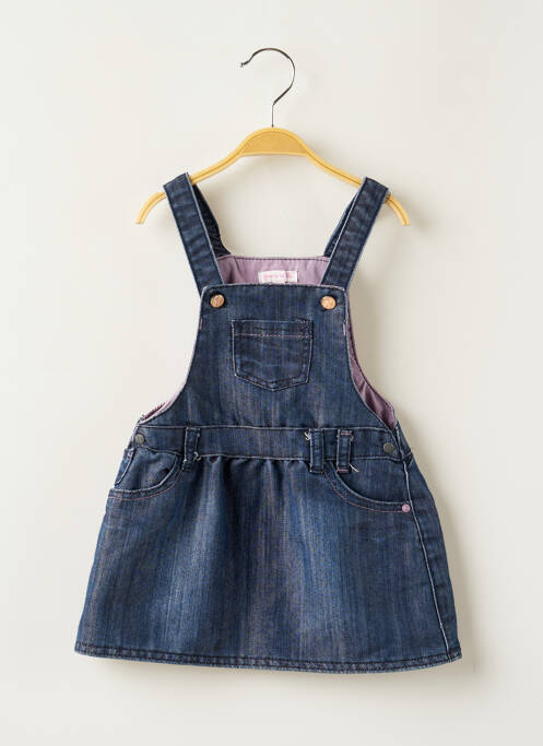 Rochie midi albastru GRAIN DE BLÉ fată