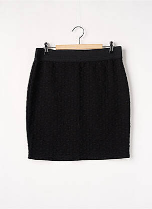 Fustă midi elasticitate negru CAMAIEU femeie