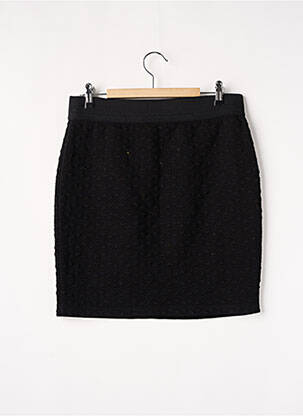 Fustă midi elasticitate negru CAMAIEU femeie