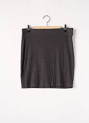 Fustă scurtă talie elastică gri DIVIDED H&M femeie