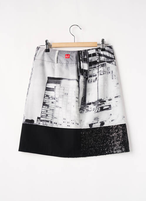 Fustă scurtă gri MISS CAPTAIN femeie