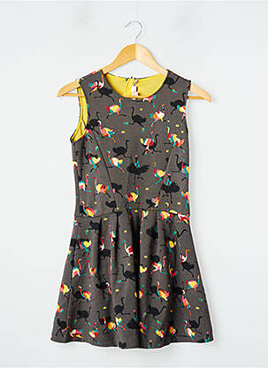 Rochie midi gri CATIMINI fată