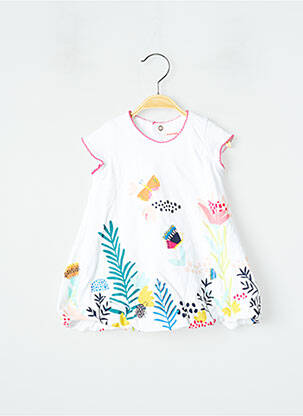 Rochie midi alb CATIMINI fată