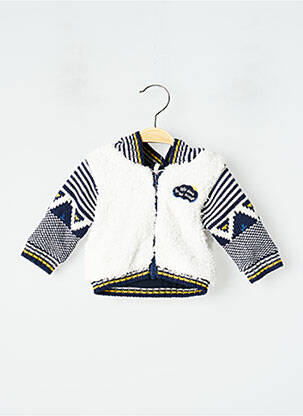 Vestă cu mâneci lungi alb CATIMINI băiat