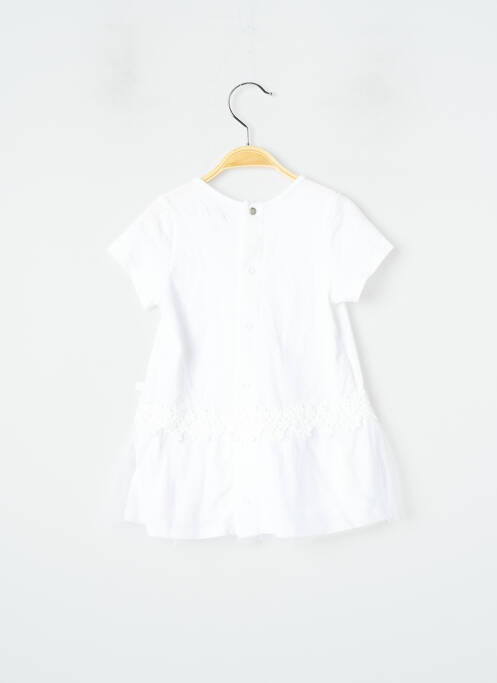 Rochie midi alb IKKS fată