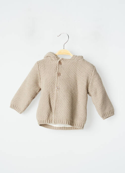 Vestă cu mâneci lungi bej SANS MARQUE copil