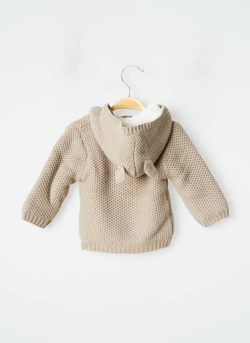Vestă cu mâneci lungi bej SANS MARQUE copil