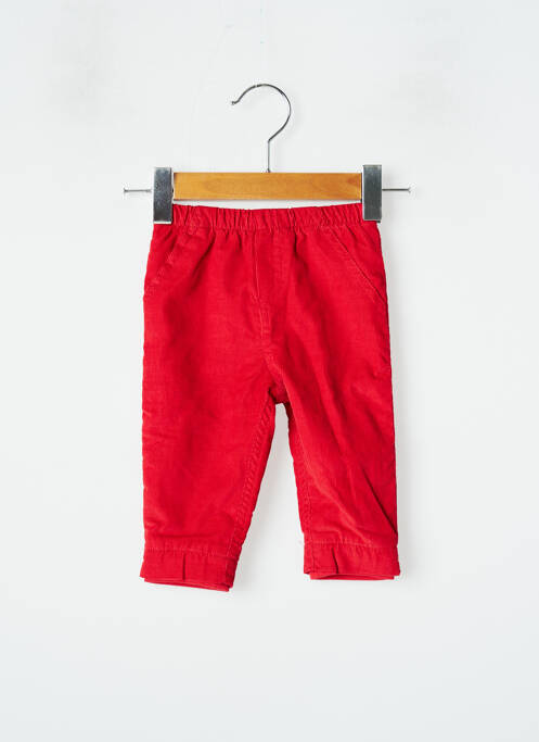 Pantalon drept roșu SANS MARQUE băiat