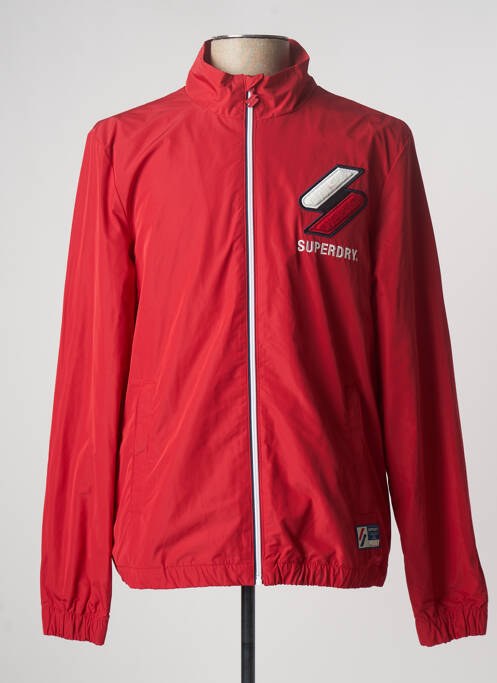 Jachetă vânt roșu SUPERDUPER SHIRTING bărbat