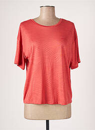 Tricou mâneci trei sferturi mâneci scurte portocaliu ONLY PLAY femme