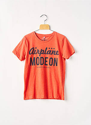 Tricou elasticitate mâneci scurte portocalie NAME IT fată