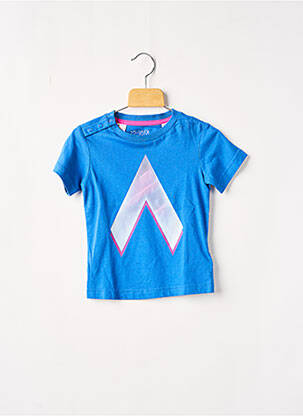 Tricou elasticitate mâneci scurte albastru ADIDAS copil