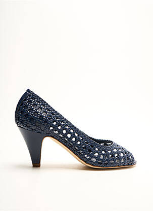 Pantofi cu toc albastru NEW LOVERS femeie