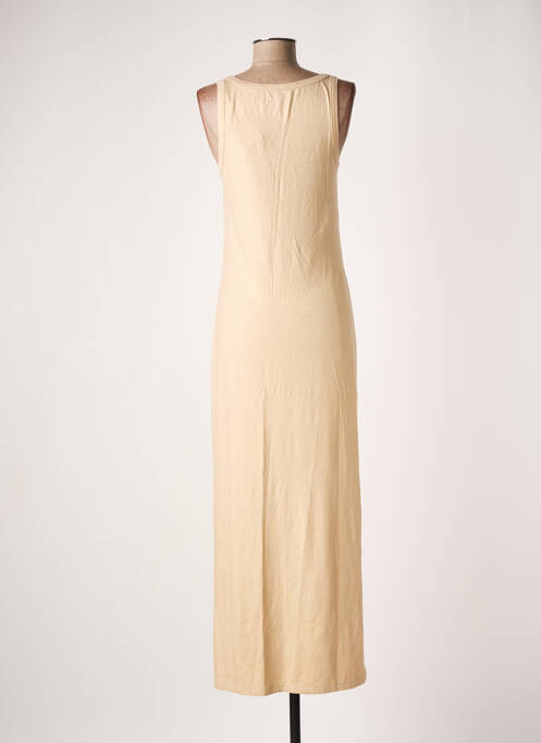 Rochie lungă galben MAJESTIC FILATURES femeie