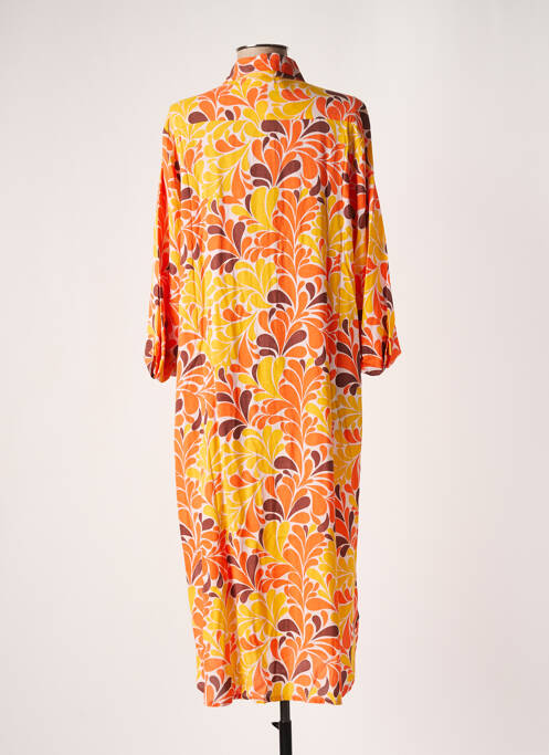 Rochie midi portocaliu GENESIS femeie